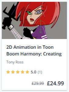 udemy 2d animation toon boom harmony course