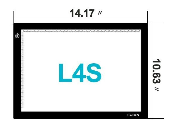 Huion L4S dimensions